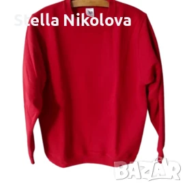 Ватирана блуза, BUSTERS , червена, мъжка, размер S или бяла-размер L, снимка 2 - Блузи - 42427283