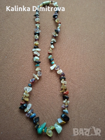 Колие с полускъпоценни камъни., снимка 8 - Колиета, медальони, синджири - 53217932