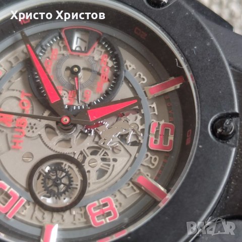 Мъжки луксозен часовник Hublot Big Bang Limited Edition Ferrari , снимка 7 - Мъжки - 42342997
