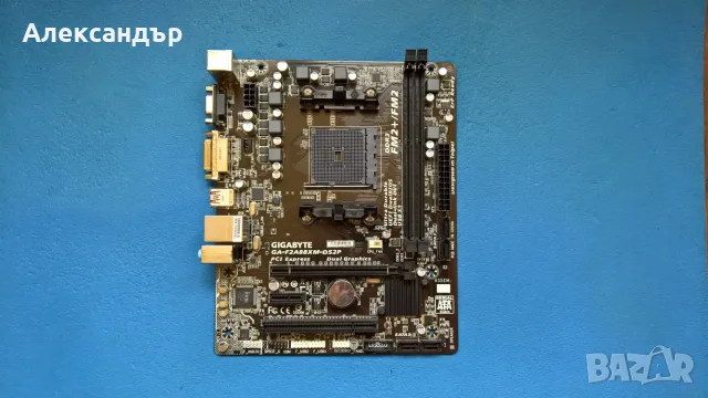 GIGABYTE GA-F2A88XM-DS2P, FM2+/FM2, до 64GB DDR3, USB 3.1