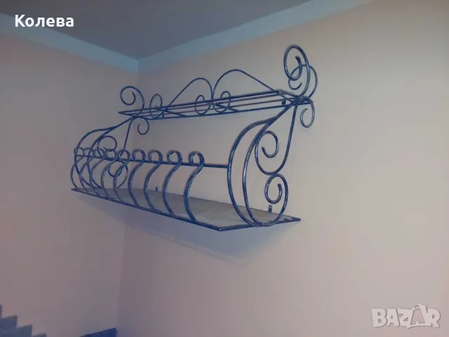 Цветарник ковано желязо, снимка 3 - Други стоки за дома - 47833057