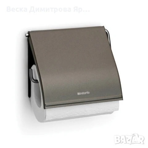 Държач за тоалетна хартия Brabantia ReNew Matt Black или Platinum, снимка 2 - Други стоки за дома - 50622415