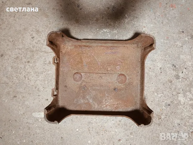 чугунена плоча с крака от печка пернишка права , снимка 2 - Отоплителни печки - 48627398