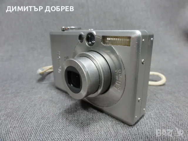 ЦИФРОВ ФОТОАПАРАТ CANON DIGITAL IXUS 55 5.0MP CCD DIGITAL CAMERA Y2K DIGICAM, снимка 3 - Фотоапарати - 55722755