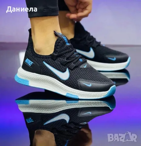 Олекотени маратонки Найк , снимка 4 - Детски маратонки - 49276119