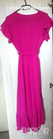Бонбонено розова рокля М, снимка 2 - Рокли - 41665242
