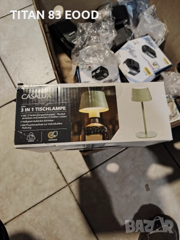 casalux LED акумулаторна настолна лампа 3 в 1 , снимка 2 - Лед осветление - 52929811