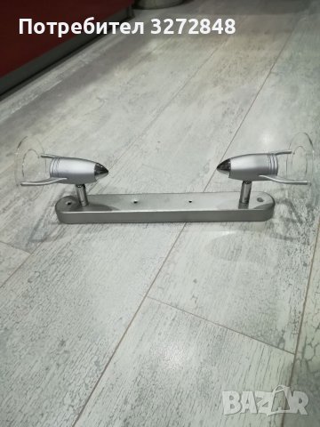 Спот двойка (метален) 2х40w - регулируем