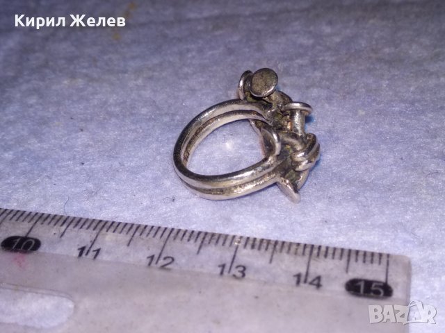 АРТИСТИЧЕН РЯДЪК ДИЗАЙН СРЕБЪРЕН ПРЪСТЕН СРЕБРО 925 РЕГУЛИРУЕМ РЪЧНА МАЙСТОРСКА ИЗРАБОТКА 28661, снимка 8 - Пръстени - 41342276