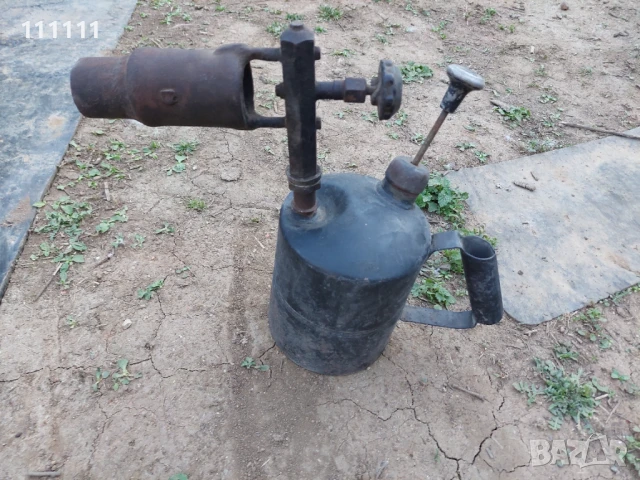 Стара бензинова лампа, снимка 3 - Други ценни предмети - 50526025