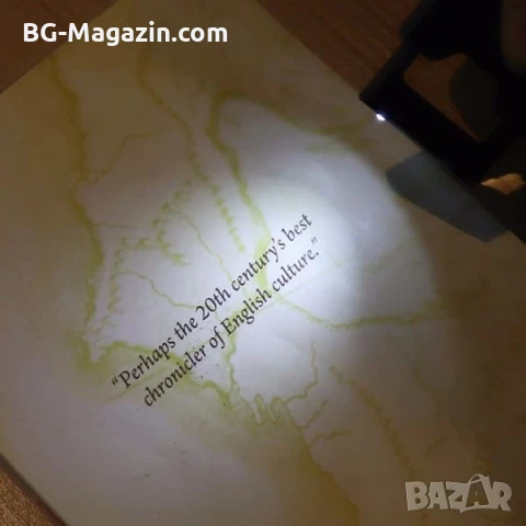 Джобна сгъваема ръчна лупа с LED осветление UV светлина за четене бижута фалшиви пари деца насекоми, снимка 11 - Други инструменти - 50919645