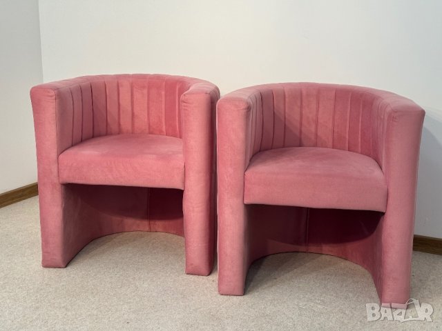 Розови плюшени фотьойлчета изработени по поръчка , снимка 6 - Дивани и мека мебел - 44281921