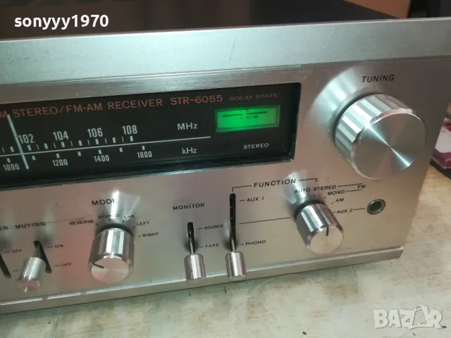 SONY STR-6055 RECEIVER-MADE IN JAPAN 2309241516, снимка 9 - Ресийвъри, усилватели, смесителни пултове - 47330705