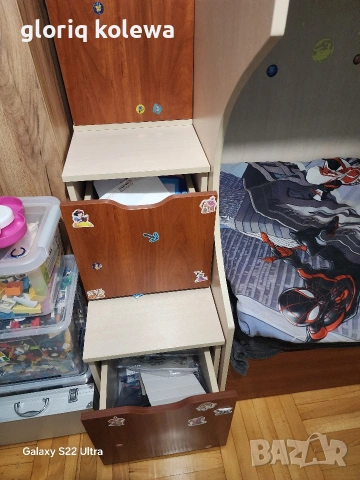 Двуетажно легло + матраци . , снимка 3 - Спални и легла - 53540298