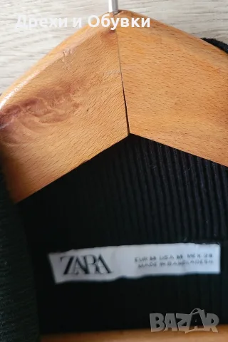 Черна рокля Zara, снимка 4 - Рокли - 56334840