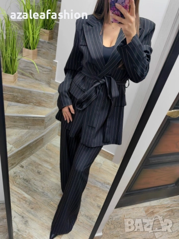 Костюм райе черен, снимка 7 - Костюми - 52801187