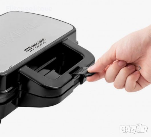 Тостер за сандвичи, Lexical LSM-2520, снимка 2 - Скари - 52205227