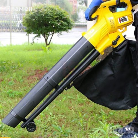 Електрически ,листосъбирач Denzel, Две функции, BDE-3000, 230 V, 3000 W, 270 км/ ч, 790 м3/ ч