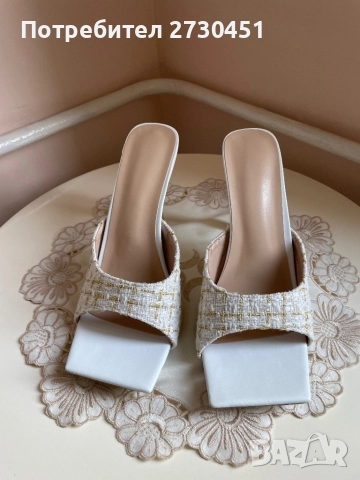 Дамски елегантни чехли, снимка 10 - Дамски елегантни обувки - 51588383