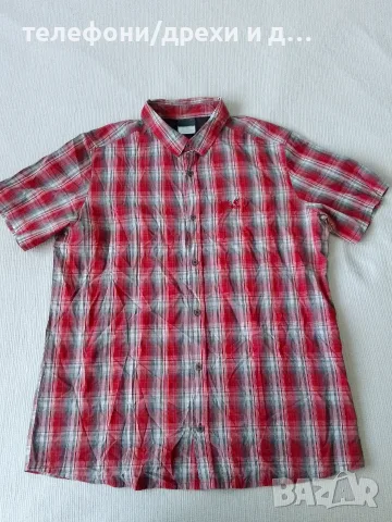 Риза с къс ръкав Jack Wolfskin (Slim fit) като нова -XL