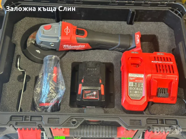 Aкумулаторен Ъфлошлайф Milwaukee М18FSAG125XB-0P, снимка 1
