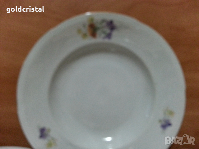 Стар български порцелан чинии дълбоки , снимка 7 - Антикварни и старинни предмети - 44927703