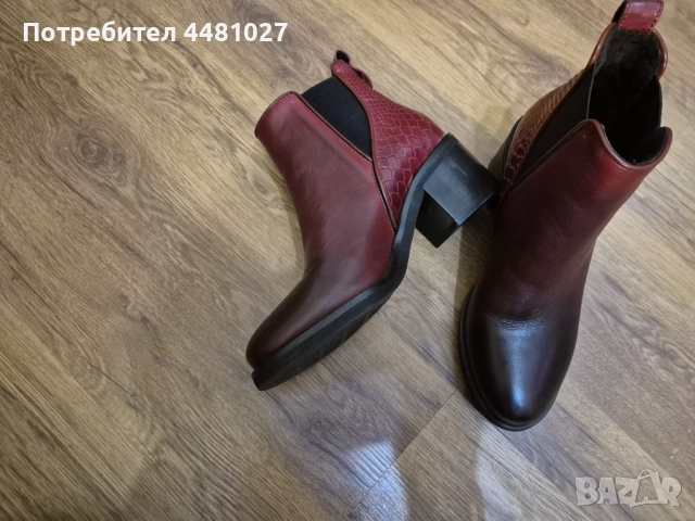 Дамски боти от естествена кожа Lacoski номер 36 от естествена кожа , снимка 5 - Дамски боти - 52565331