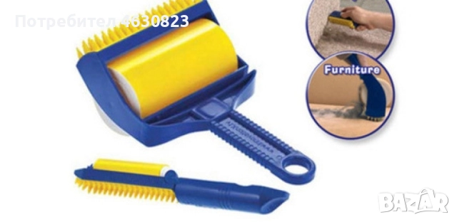 Уред за събиране, почистване на косми от домашни любимци - STICKY BUDDY, снимка 10 - Други стоки за животни - 48835138