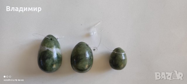 Нефритени яйца  3 броя, снимка 2 - Козметика за тяло - 44196814