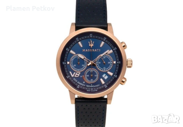 maserati с соларен механизъм на seiko, снимка 2 - Мъжки - 53701388