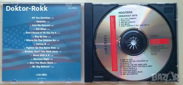 Hooters – Greatest Hits 1992 CD, снимка 3 - CD дискове - 49651229