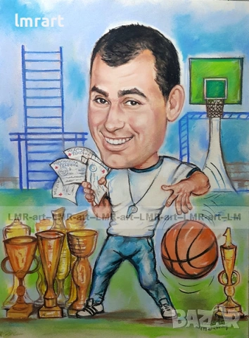 Рисувам ръчно КАРИКАТУРИ ,ШАРЖ  от снимка по ваш избор, професионално., снимка 5 - Декорация за дома - 53865804