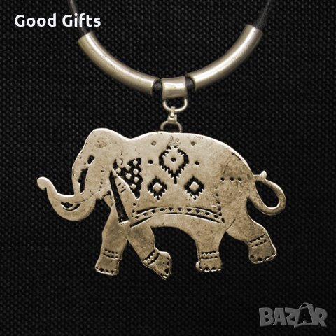 Дамско Колие „Индийският слон“, снимка 1 - Колиета, медальони, синджири - 35894438