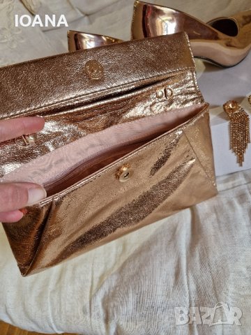 ЛОТ В РОЗОВО ЗЛАТО, снимка 4 - Дамски елегантни обувки - 44351118