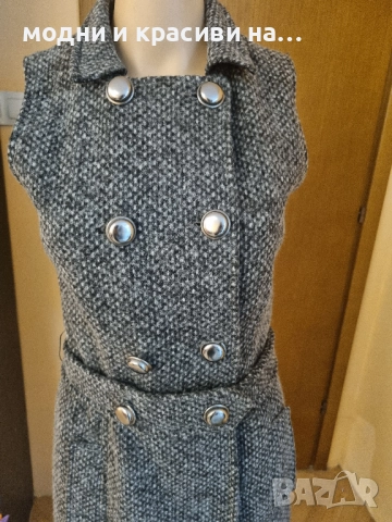 Рокля тип тренч Mango(размер М), снимка 2 - Рокли - 52405398