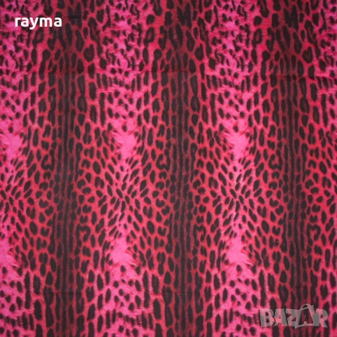 Плат Just Cavalli памучен еластичен поплин принт леопард, снимка 4 - Платове и дамаски - 51026532