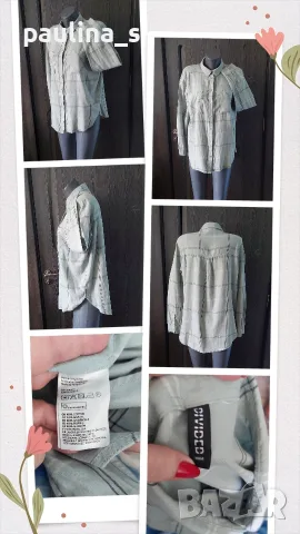Четири различни броя / Дамска маркова риза "Zara", "H&M", "Riders" , снимка 10 - Ризи - 55774809