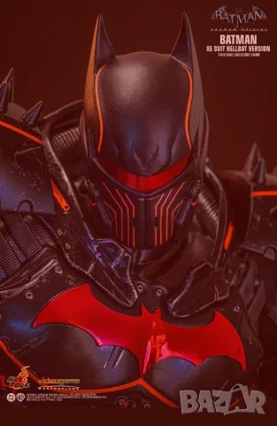 ХОТ ТОЙС АДСКИЯТ БАТМАН Hot Toys Hot Toys VGM73 - Batman: Arkham Origins - Batman XE Suit Hellbat , снимка 6 - Колекции - 55964386