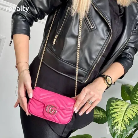 Gucci дамски чанти Различни цветове , снимка 8 - Чанти - 49178790