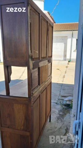 Шкаф антикварен масив №49, снимка 11 - Шкафове - 51522983