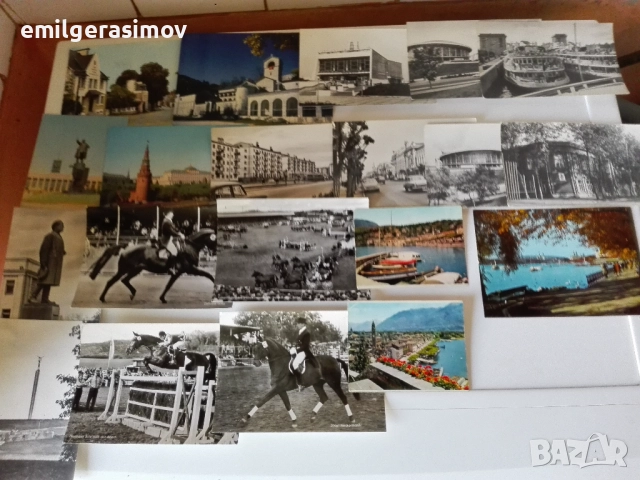 Класьор с пощенски марки и лот картички., снимка 17 - Филателия - 50321964