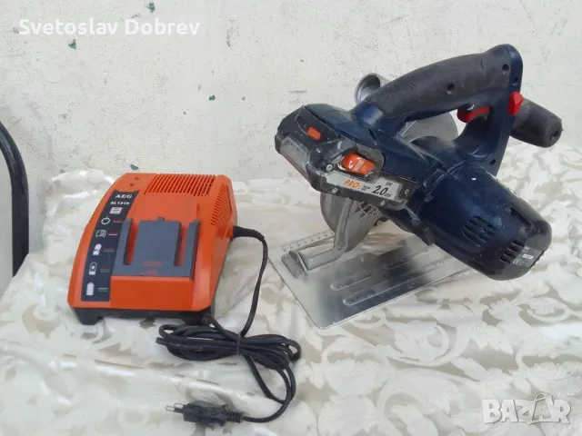 Акумулаторен циркуляр AEG 18v, снимка 2 - Други инструменти - 49548281