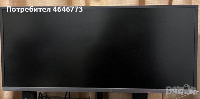 монитор Samsung 34" c Logitech високоговорители и субуфер