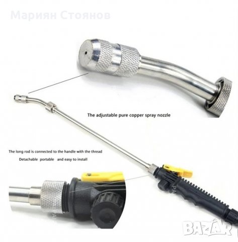 Пистолет накрайник за маркуч за високо налягане струйник за миене поливане, снимка 8 - Градински инструменти - 35932270