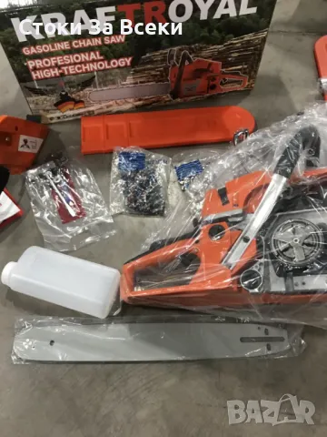 Бензинова Резачка за дърва KRAFTROYAL, снимка 8 - Други инструменти - 48915641