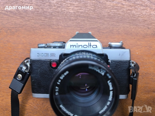 MINOLTA XG 2 MD ROKKOR 1:1,7 f=50 mm, снимка 5 - Фотоапарати - 51623912