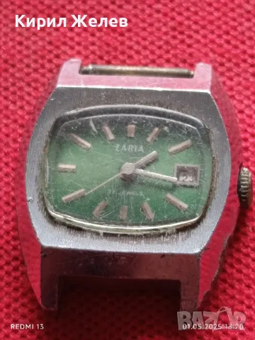 Стар механичен часовник дамски ЗАРЯ СССР 22 камъка за КОЛЕКЦИЯ ДЕКОРАЦИЯ 47944, снимка 8 - Антикварни и старинни предмети - 50107740