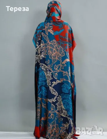 🆕 Лятна рокля - кафтан / XL-3XL , снимка 3 - Рокли - 49683008