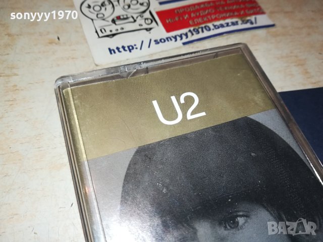 U2 ORIGINAL TAPE 1607231248, снимка 3 - Аудио касети - 41564518