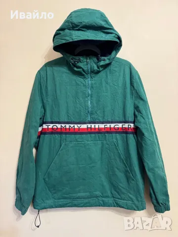 TOMMY HILFIGER Jacket Green 1/4 Zip Pullover